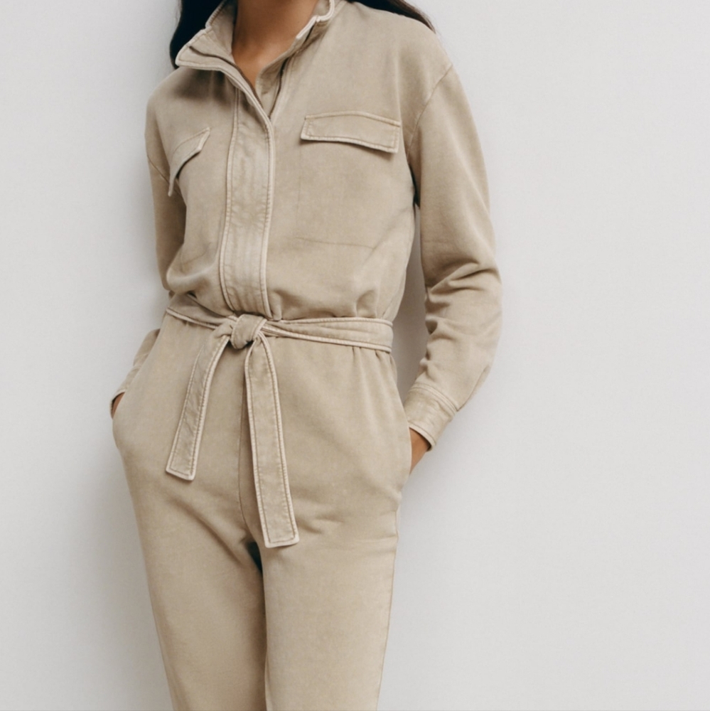 Zara Beige Jumper/Boiler Suit